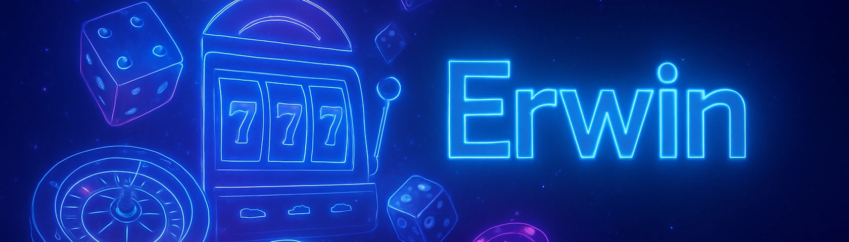 Erwin Casino Bonus Banner mit bis zu 500 Freispielen