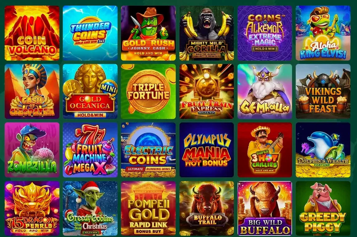 Erwin Casino Spielangebot